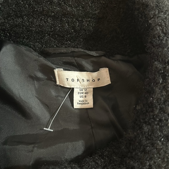 NWOT TopShop Overcoat - Picture 6 of 8
